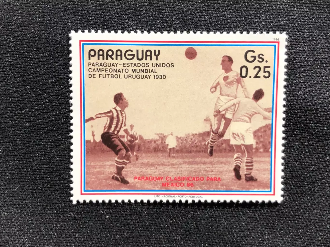 Парагвай 1986. ФУТБОЛ Мексика ЧМ 86