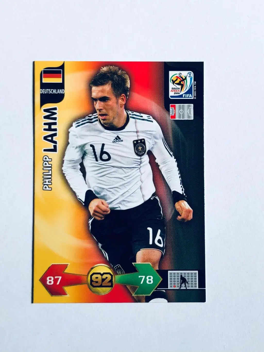 Карточка Philipp Lahm Deutschland.