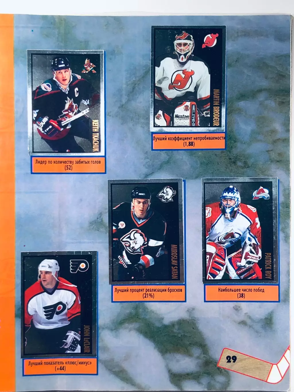 Альбом «НХЛ Хоккей 97-98» 3