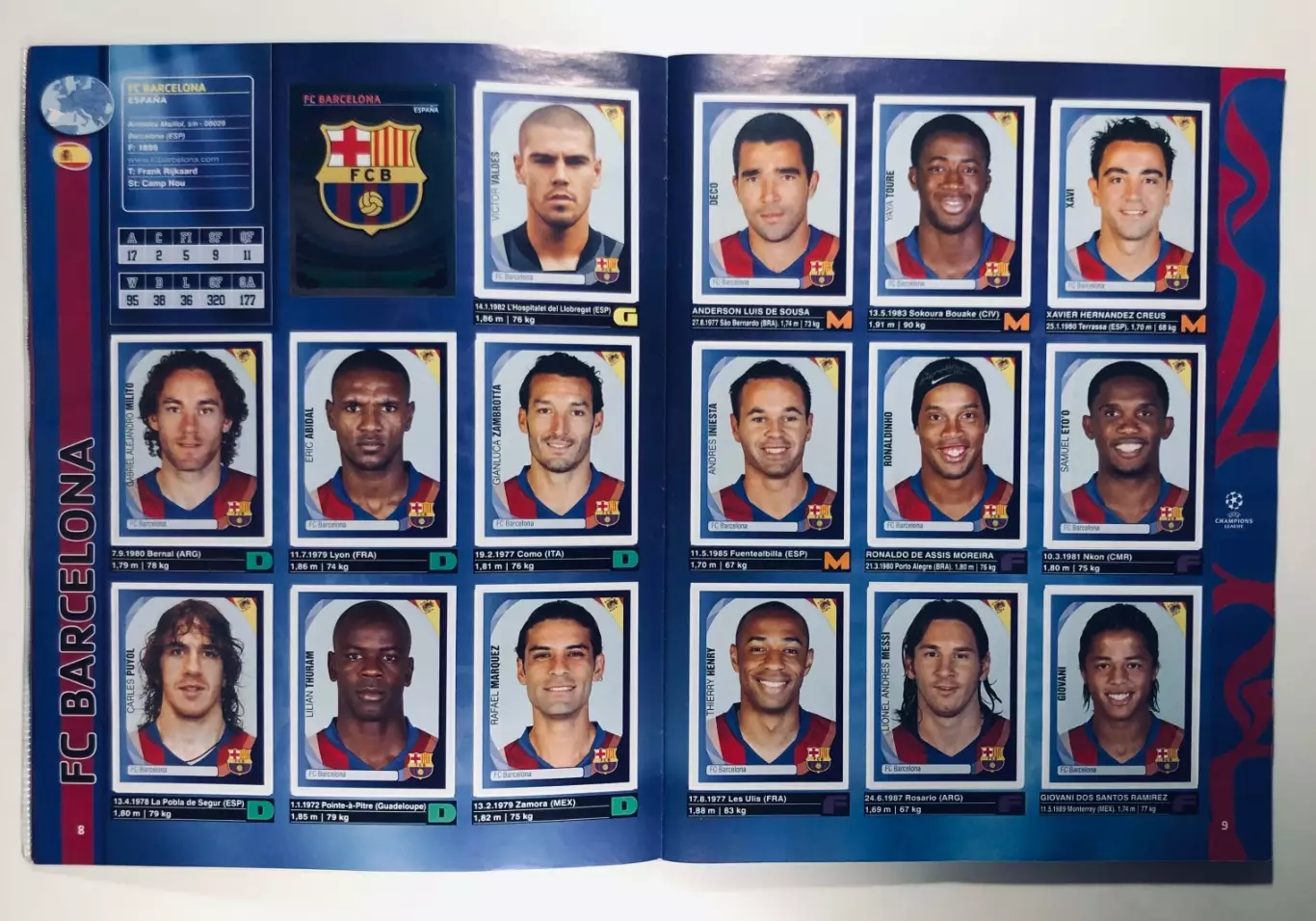 Альбом «Лига Чемпионов УЕФА 2007-2008» 2