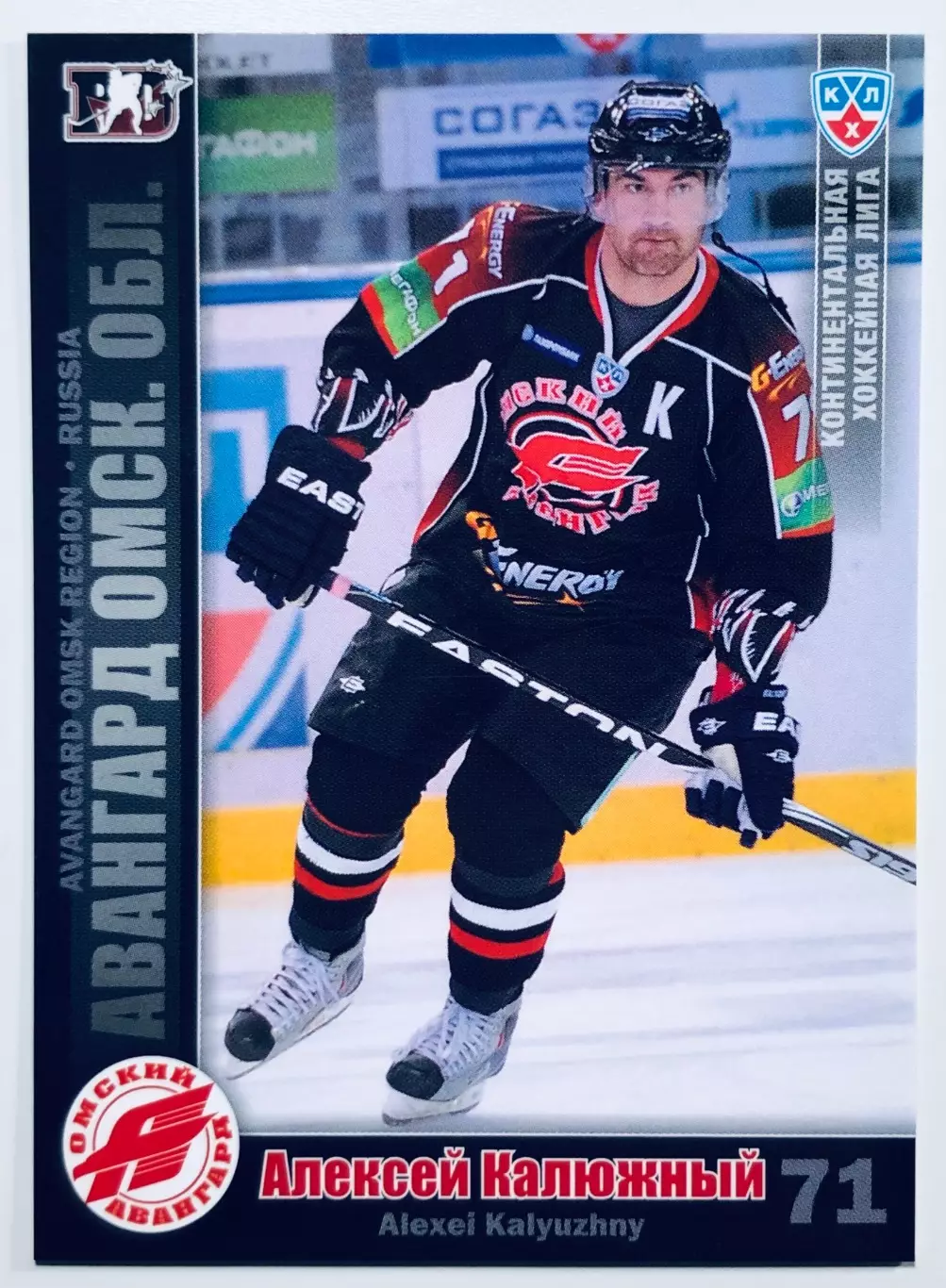 Карточка Алексей Калюжный ХК Авангард Омск