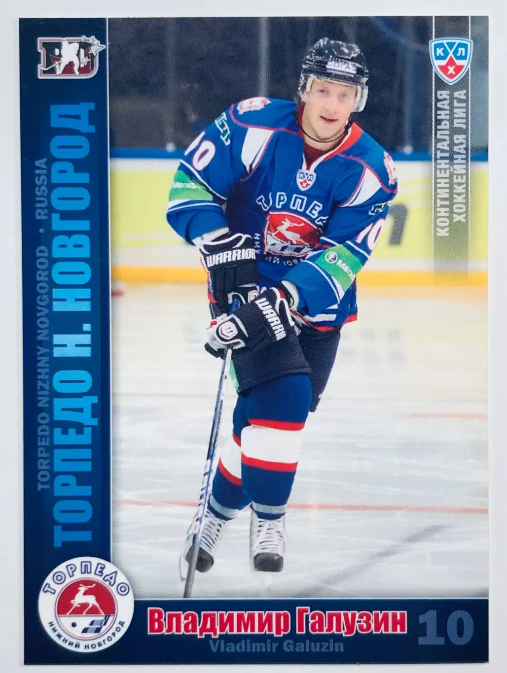 Карточка Владимир Галузин ХК Торпедо НН
