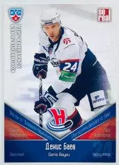 Карточка Денис Баев ХК Сибирь Новосибирск