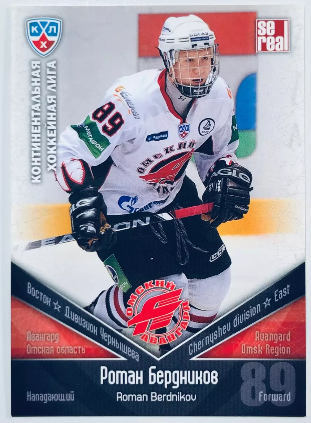 Карточка Роман Бердников ХК Авангард Омск