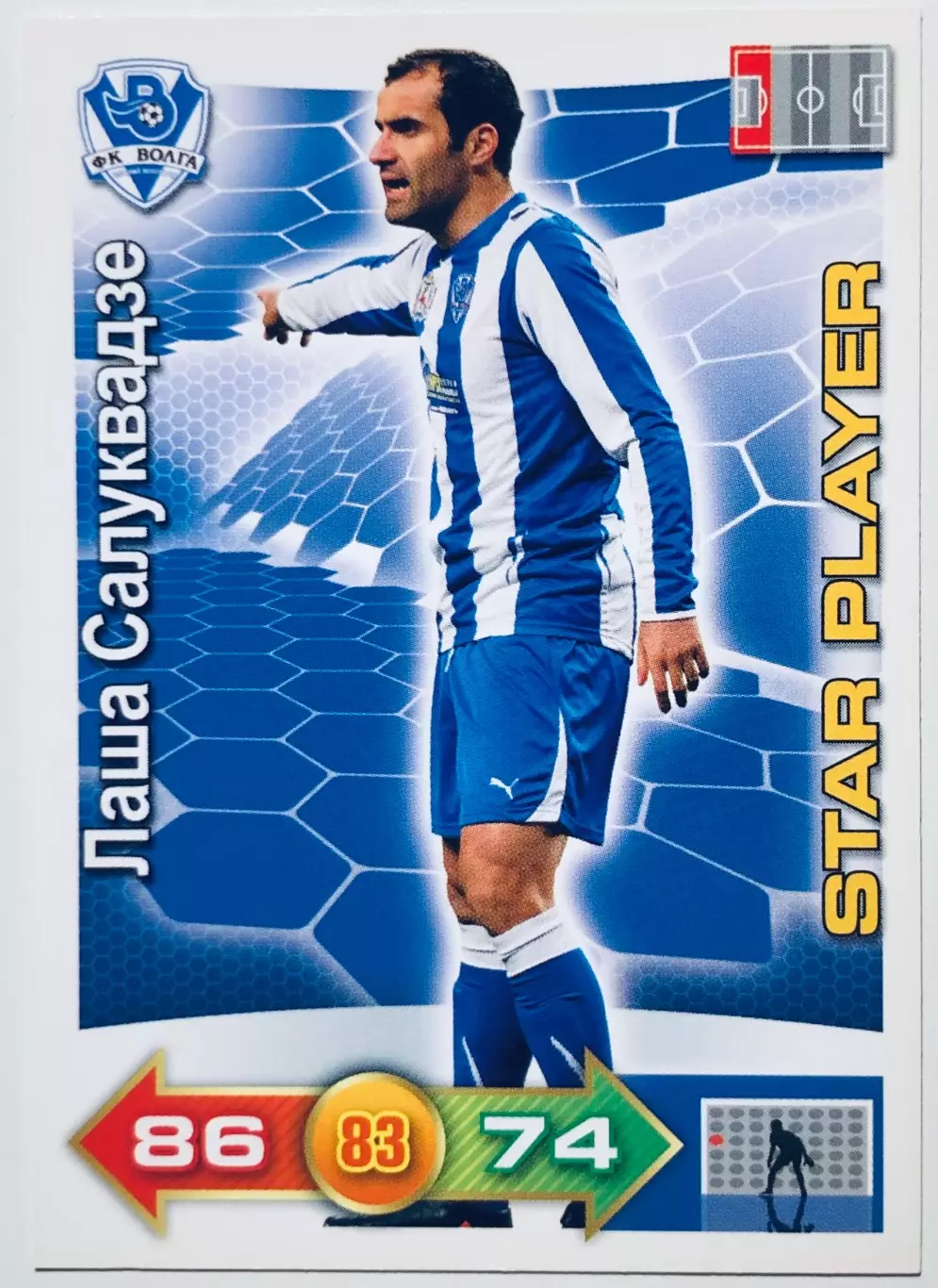 Карточка Лаша Салуквадзе ФК Волга Нижний Новгород