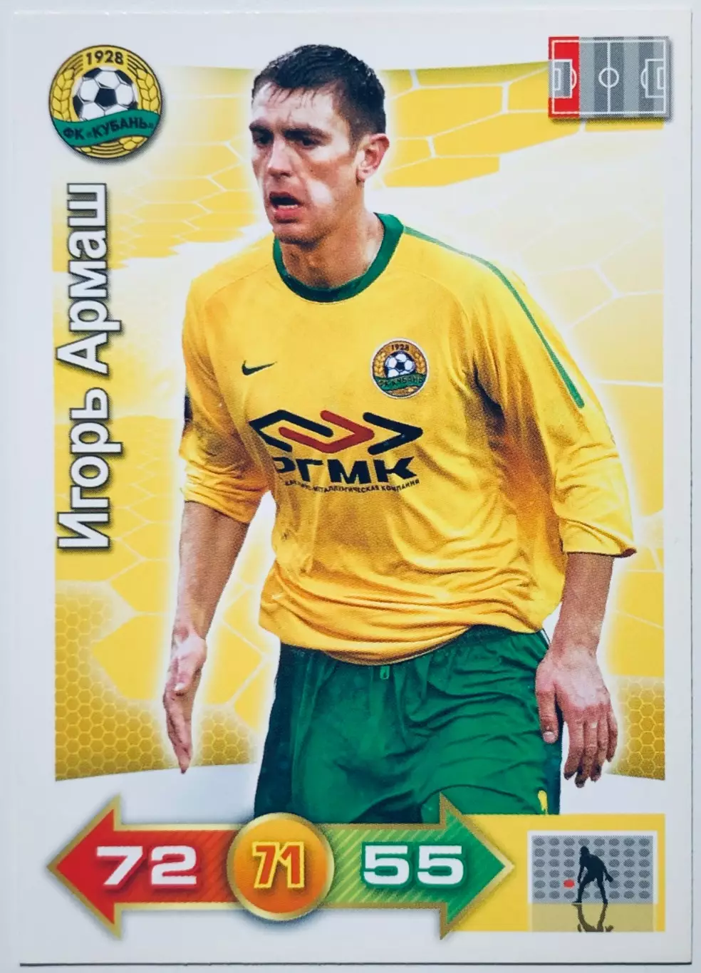 Карточка Игорь Армаш ФК Кубань Краснодар