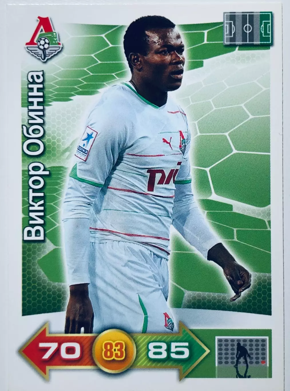 Карточка Виктор Обинна ФК Локомотив Москва