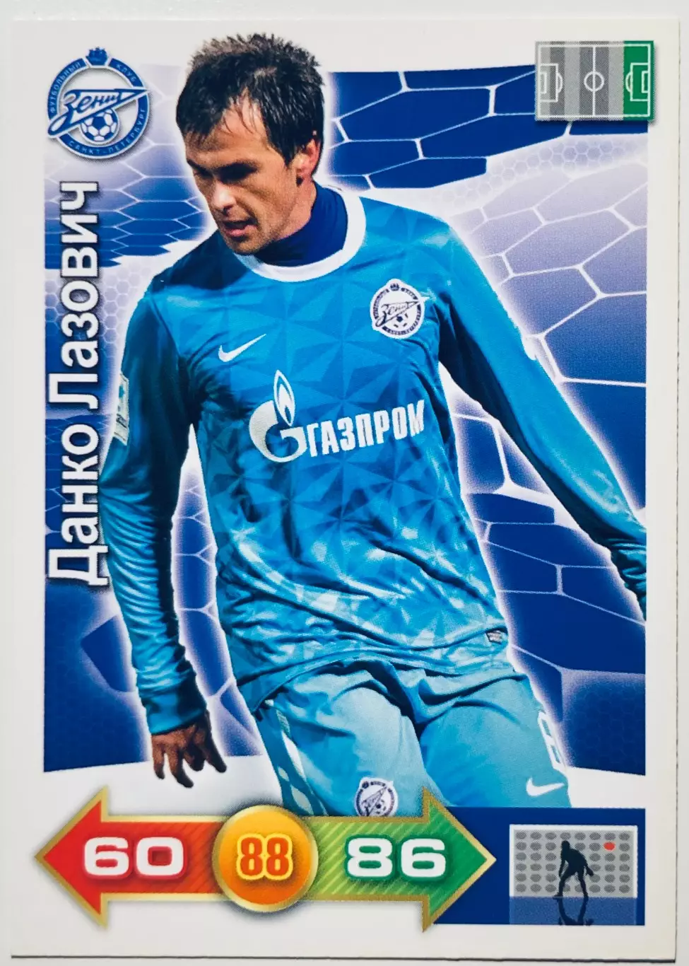 Карточка Данко Лазович ФК Зенит СПб