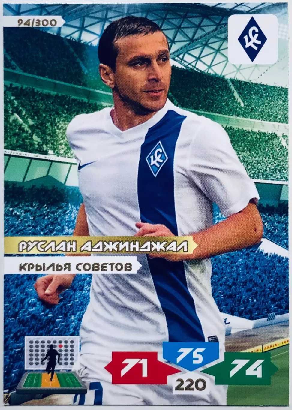 Карточка Руслан Аджинджал ФК Крылья Советов Самара