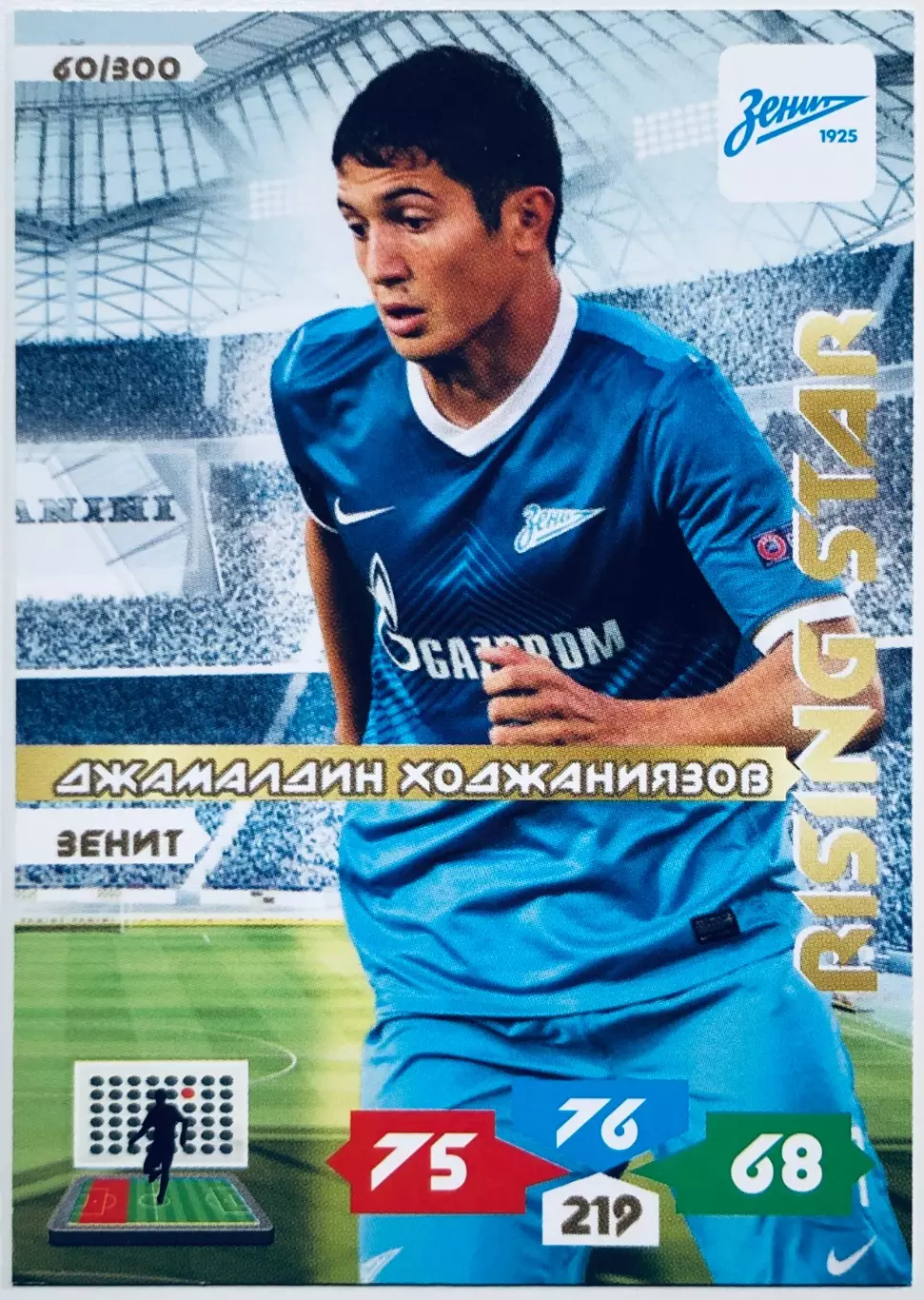 Карточка Джамалдин Ходжаниязов ФК Зенит СПб