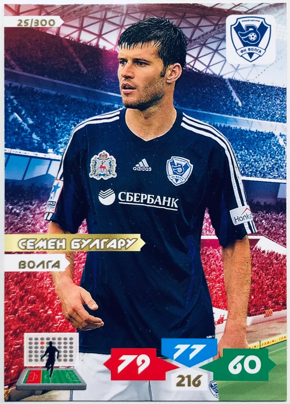 Карточка Семен Булгару ФК Волга Нижний Новгород
