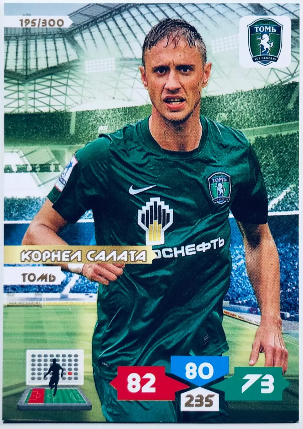 Карточка Корнел Салата ФК Томь Томск