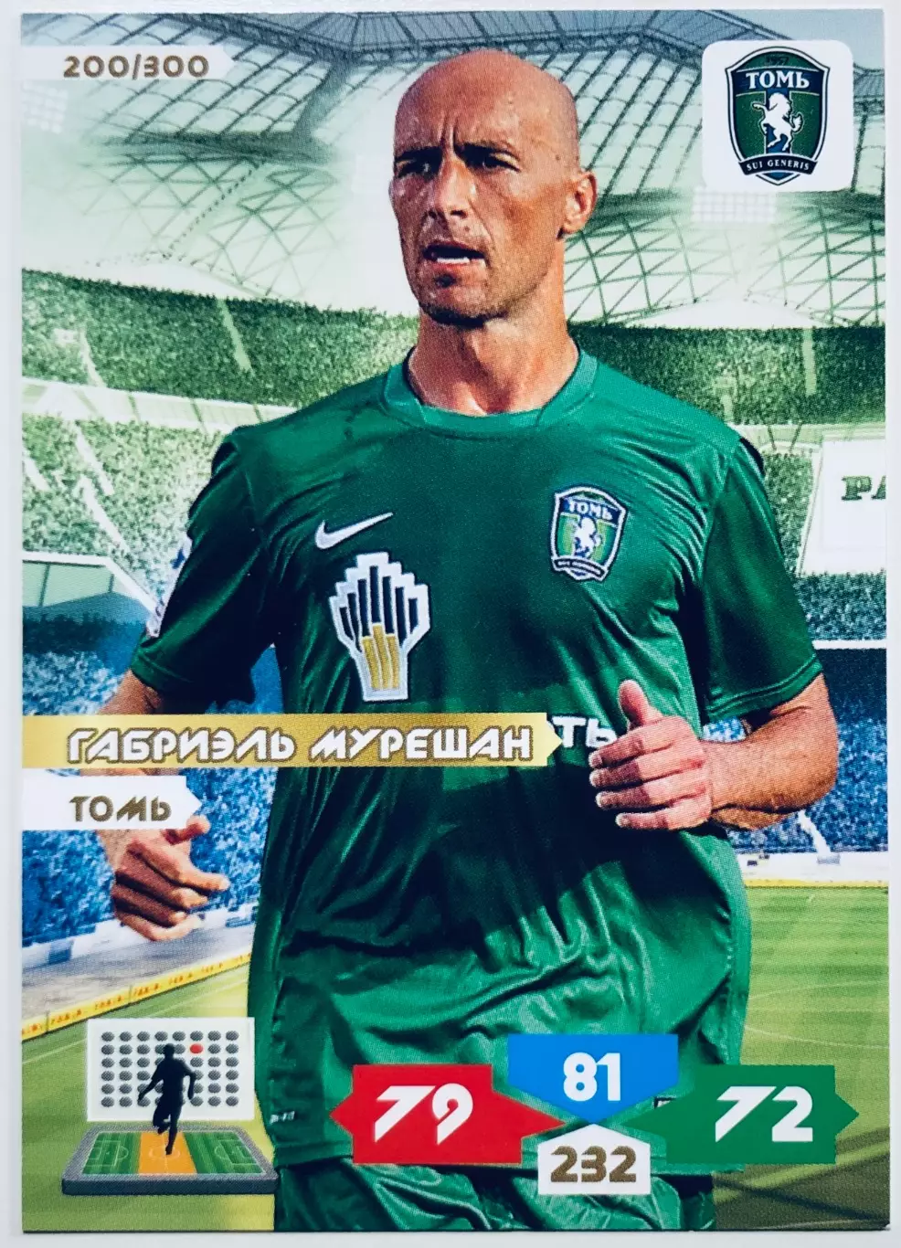 Карточка Габриэль Мурешан ФК Томь Томск