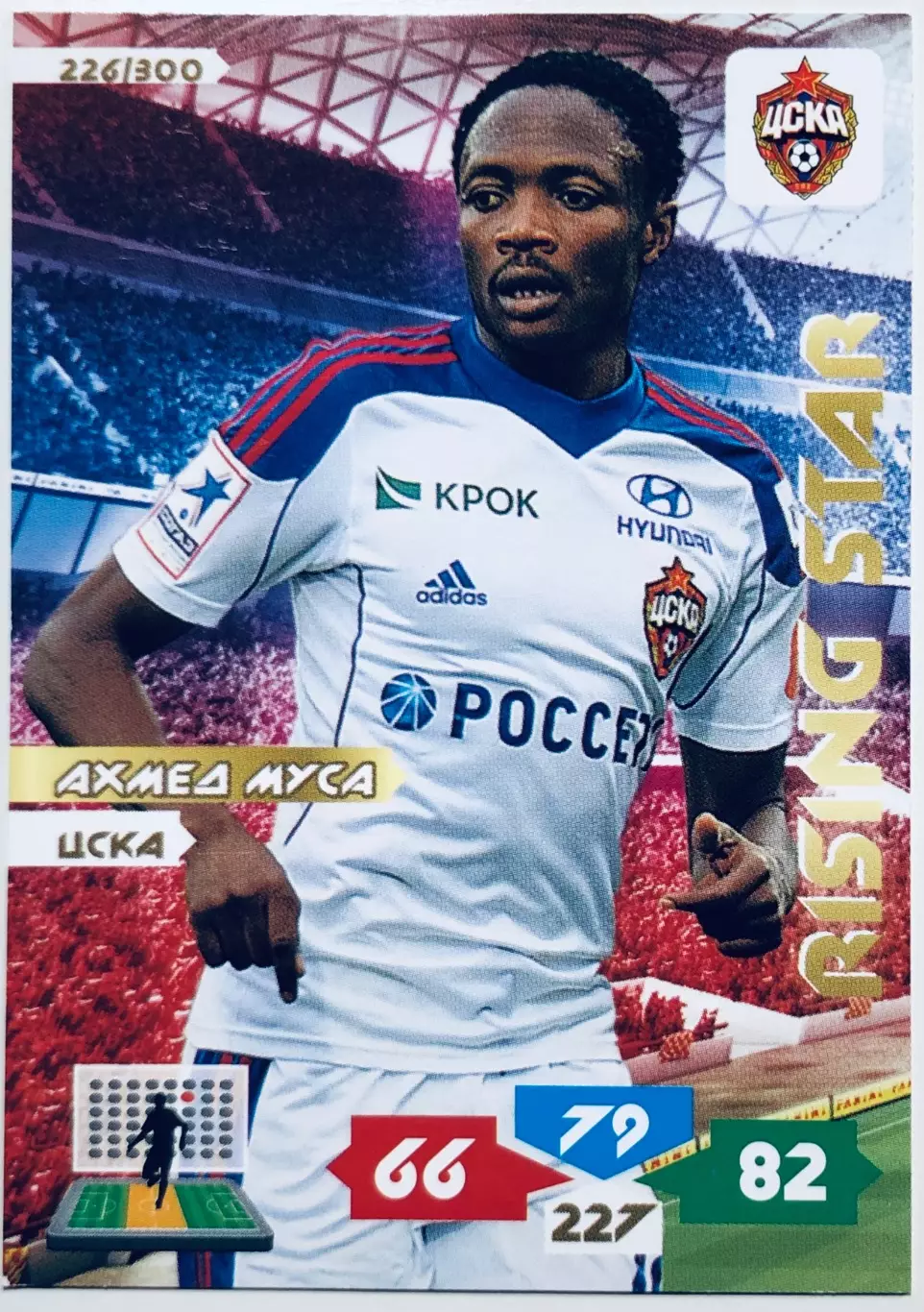 Карточка Ахмед Муса ЦСКА Москва