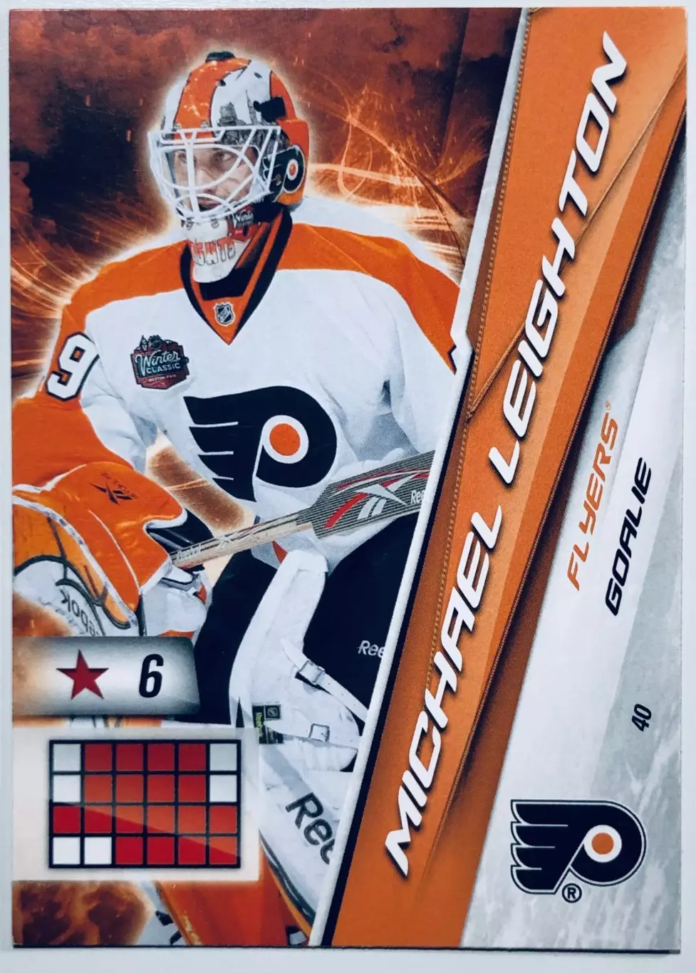Карточка Michael Leighton Philadelphia Flyers
