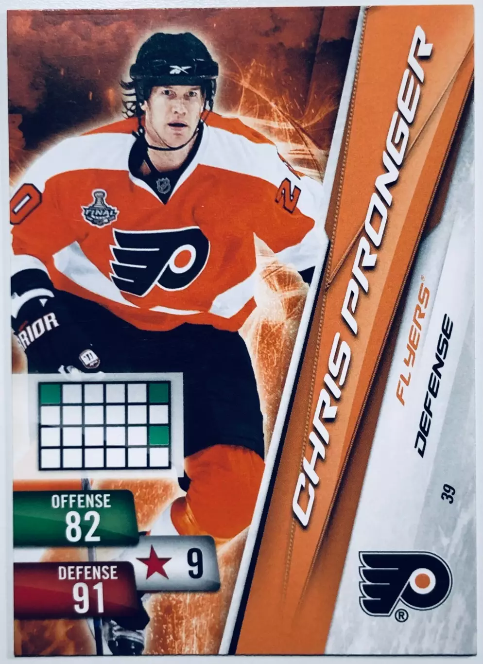 Карточка Chris Pronger Philadelphia Flyers