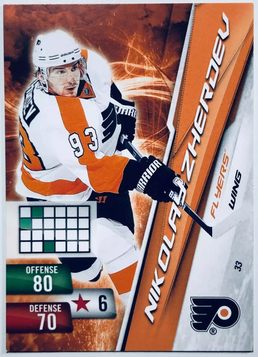 Карточка Nikolay Zherdev Philadelphia Flyers