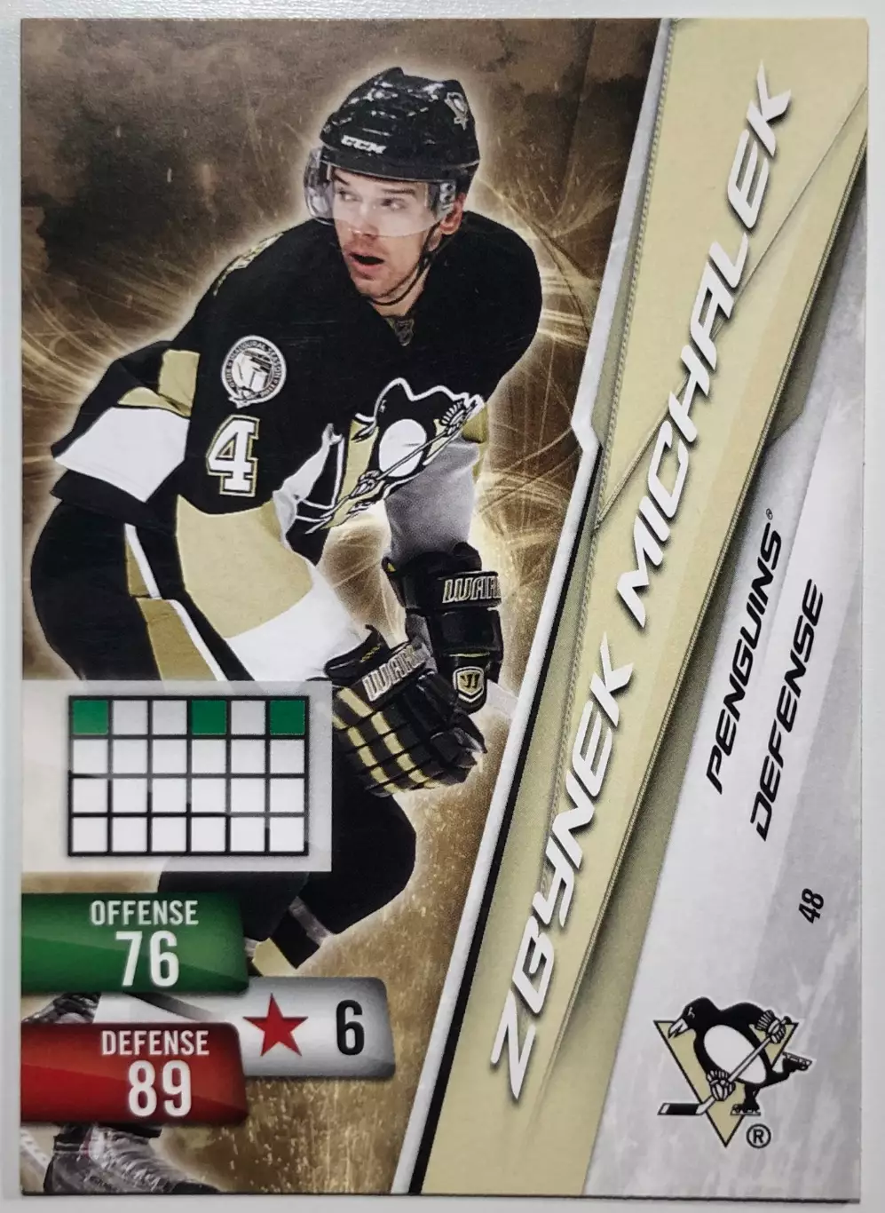 Карточка Zbynek Michalek Pittsburgh Penguins