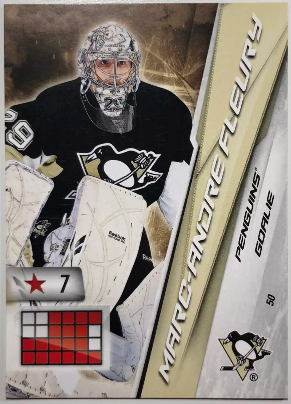 Карточка Marc-Andre Fleury Pittsburgh Penguins