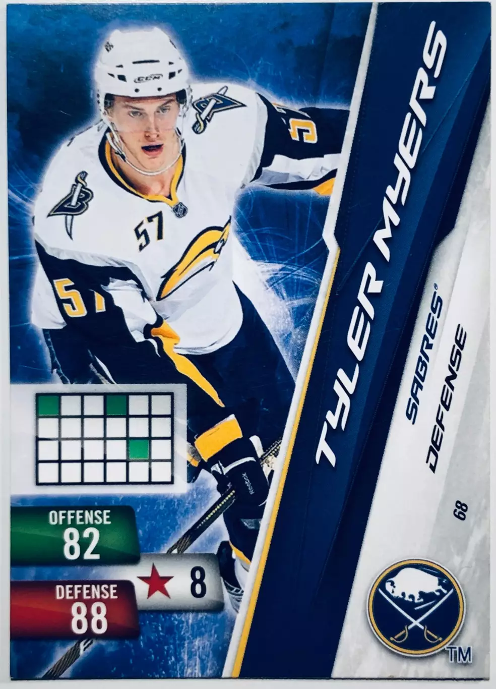 Карточка Tyler Myers Buffalo Sabres
