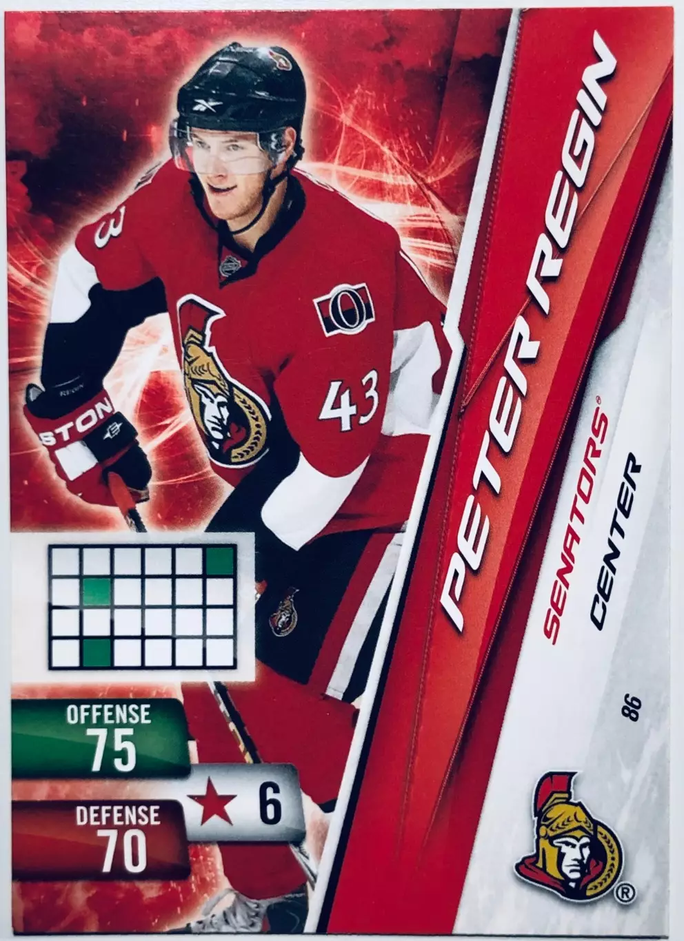 Карточка Peter Regin Ottawa Senators
