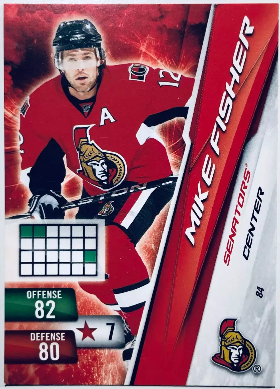Карточка Mike Fisher Ottawa Senators