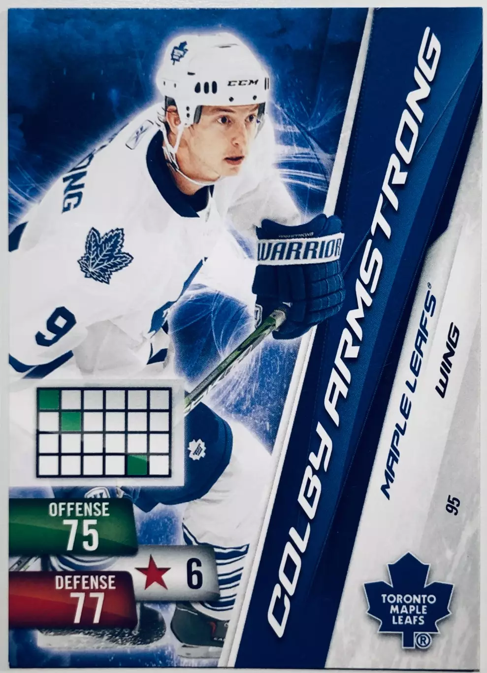 Карточка Colby Armstrong Toronto Maple Leafs