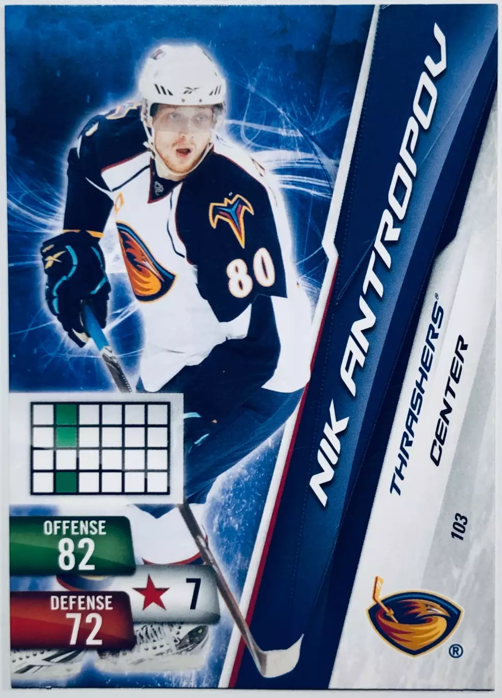 Карточка Nik Antropov Atlanta Thrashers