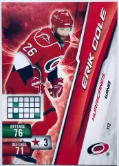 Карточка Erik Cole Carolina Hurricanes