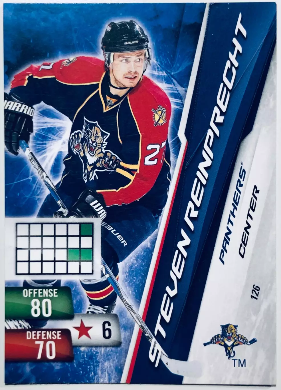 Карточка Steven Reinprecht Florida Panthers