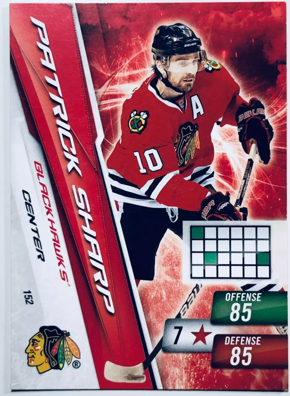 Карточка Patrick Sharp Chicago Blackhawks