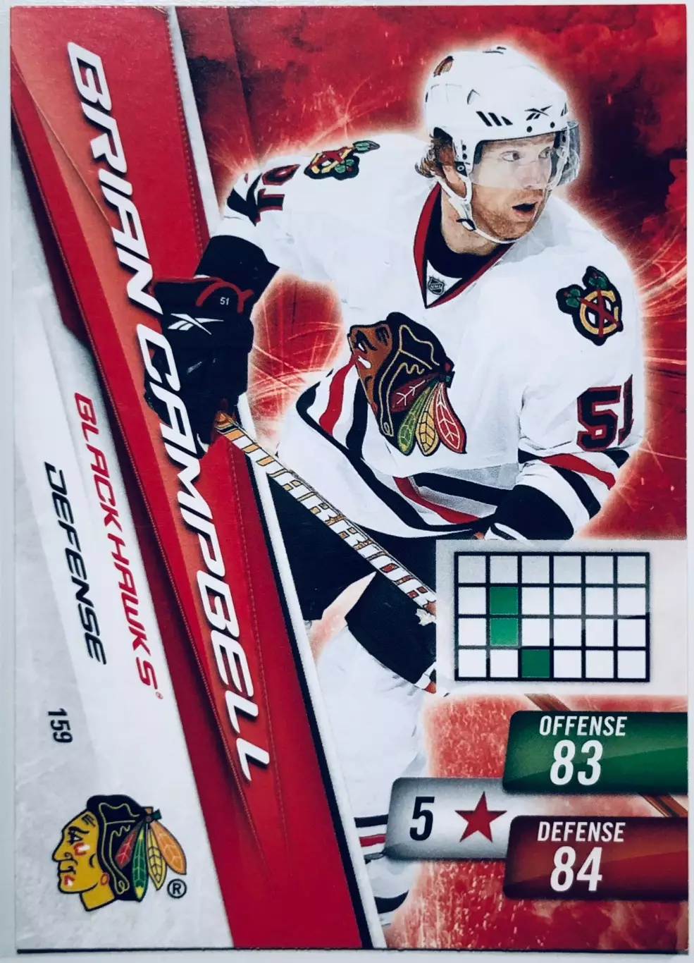 Карточка Brian Campbell Chicago Blackhawks
