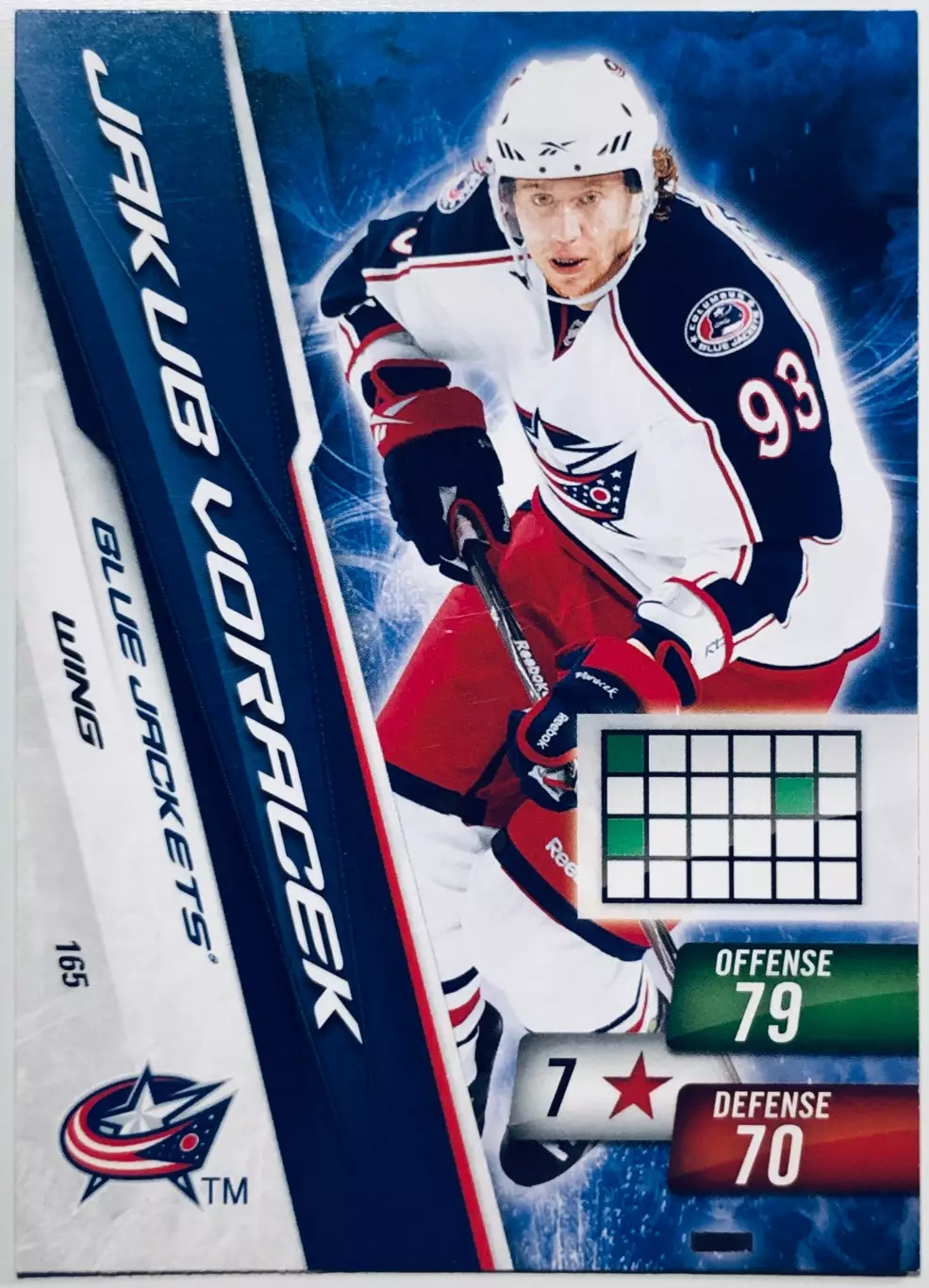 Карточка Jakub Voracek Columbus Blue Jackets