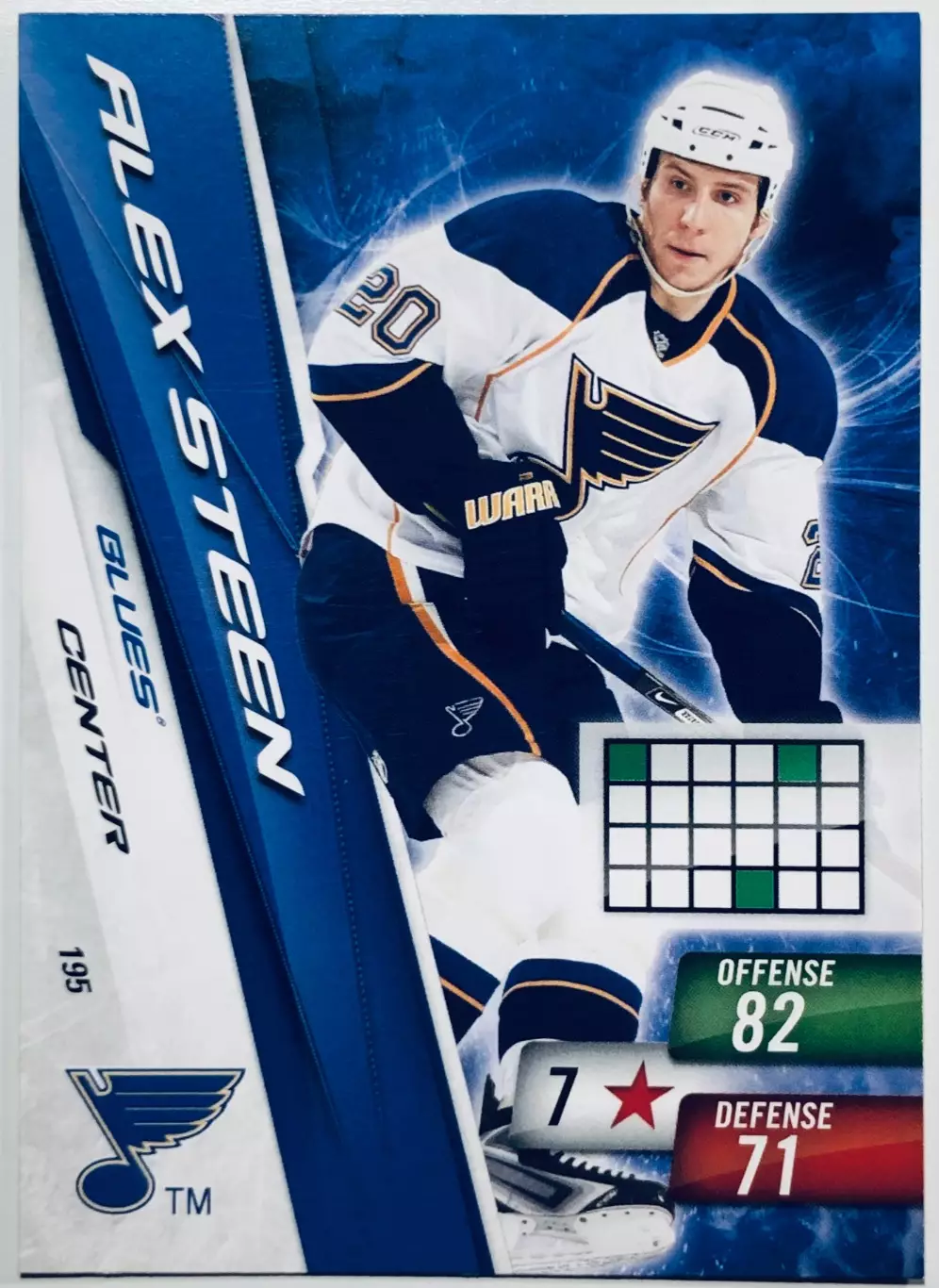 Карточка Alex Steen St. Louis Blues