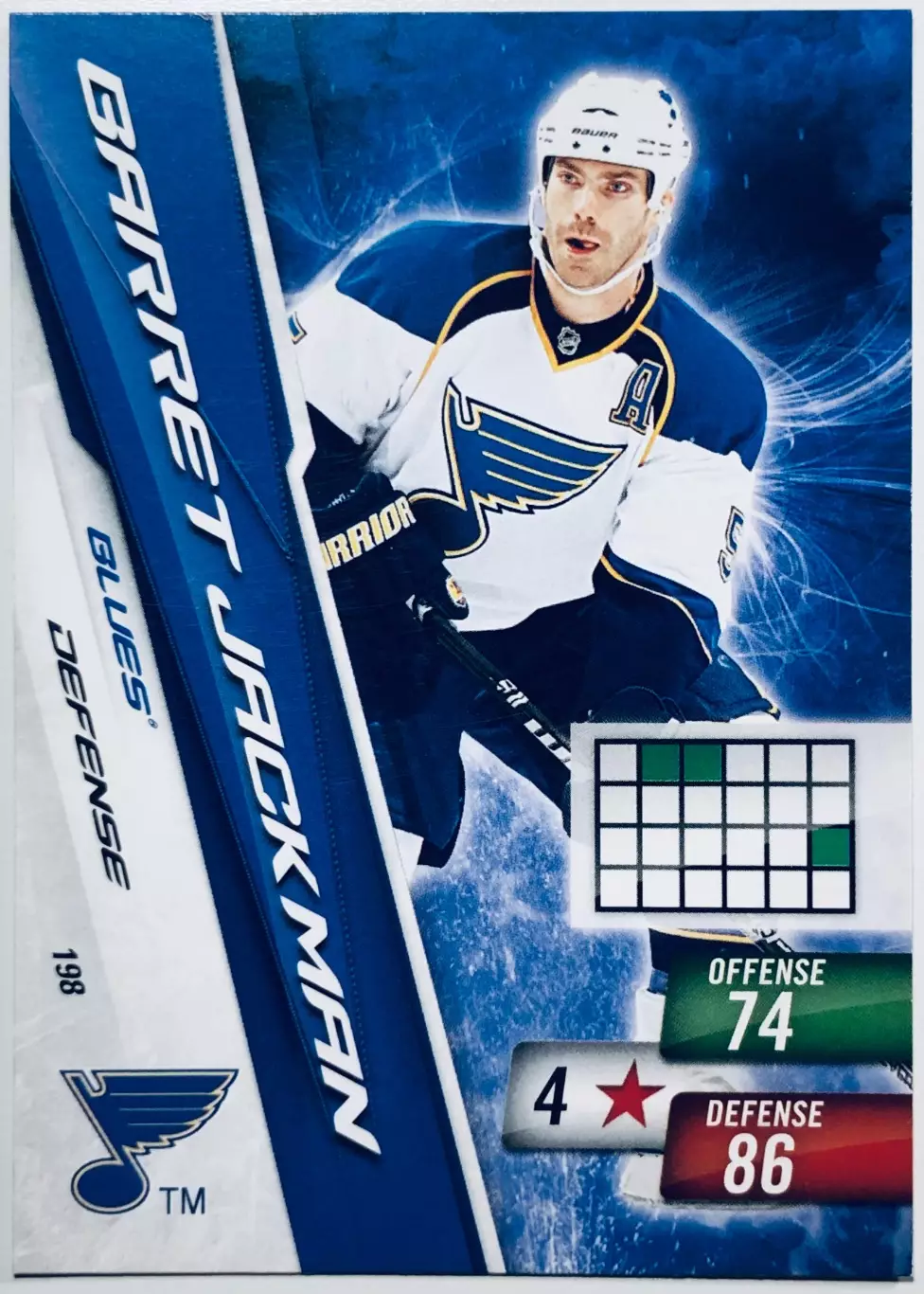 Карточка Barret Jackman St. Louis Blues