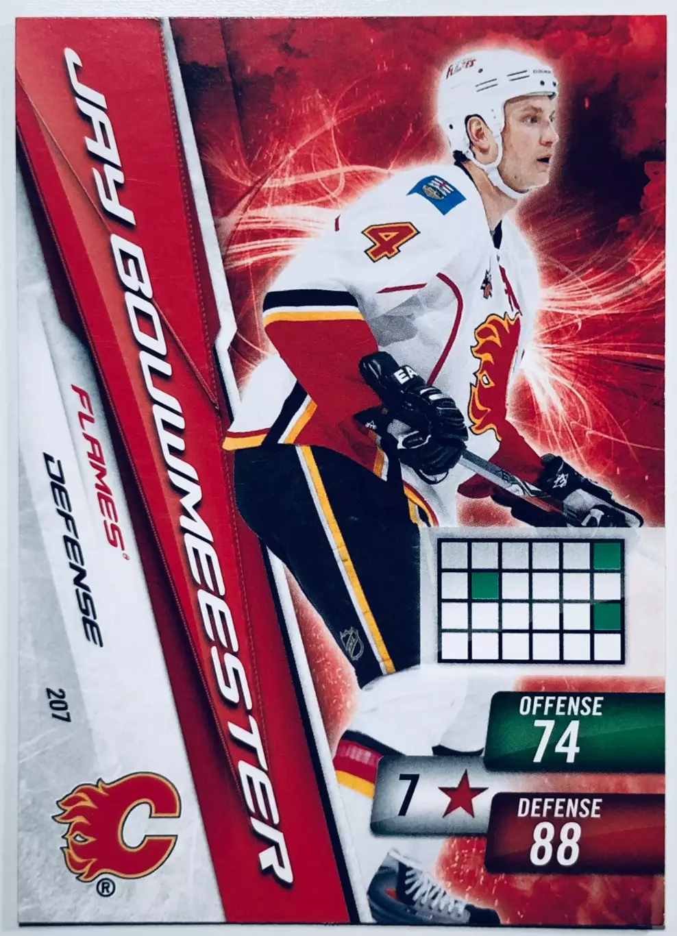Карточка Jay Bouwmeester Calgary Flames