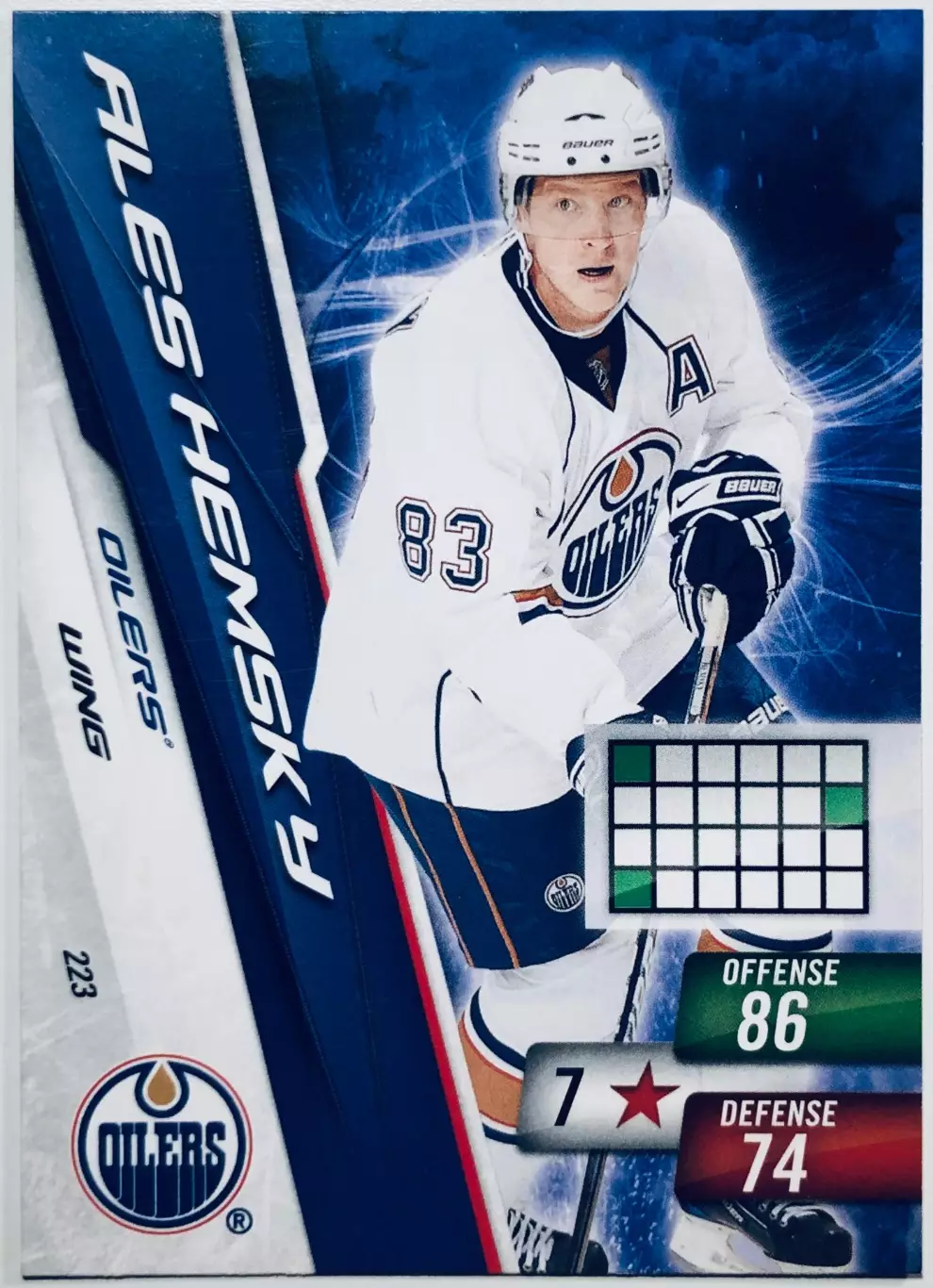 Карточка Ales Hemsky Edmonton Oilers