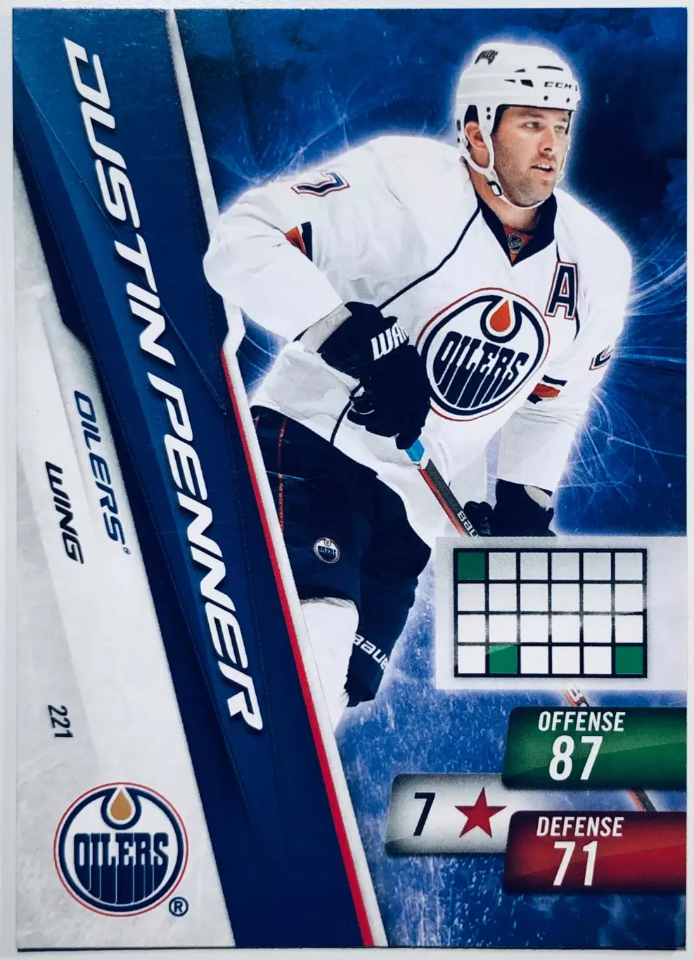 Карточка Dustin Penner Edmonton Oilers