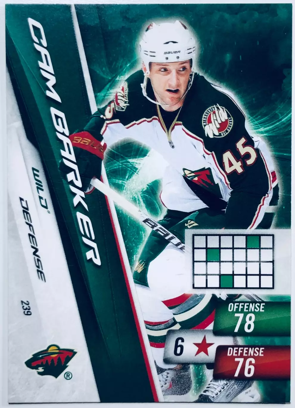 Карточка Cam Barker Minnesota Wild