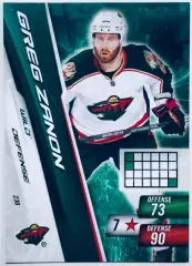 Карточка Greg Zanon Minnesota Wild