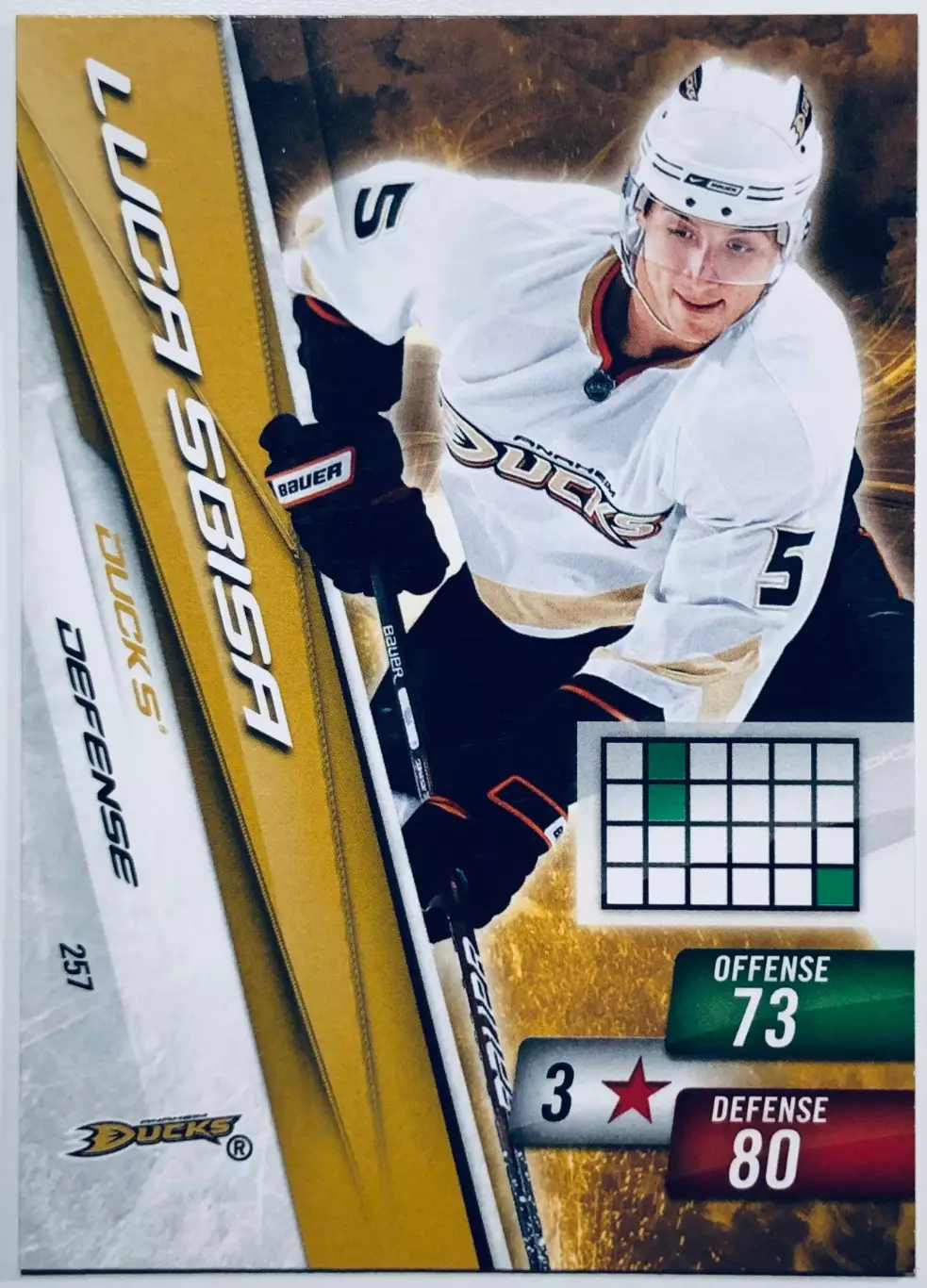 Карточка Luca Sbisa Anaheim Mighty Ducks