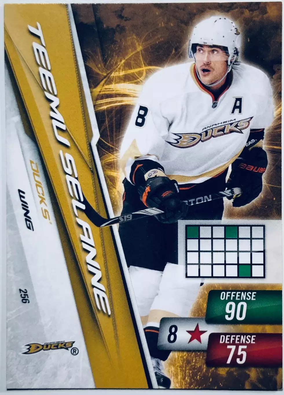 Карточка Teemu Selanne Anaheim Mighty Ducks