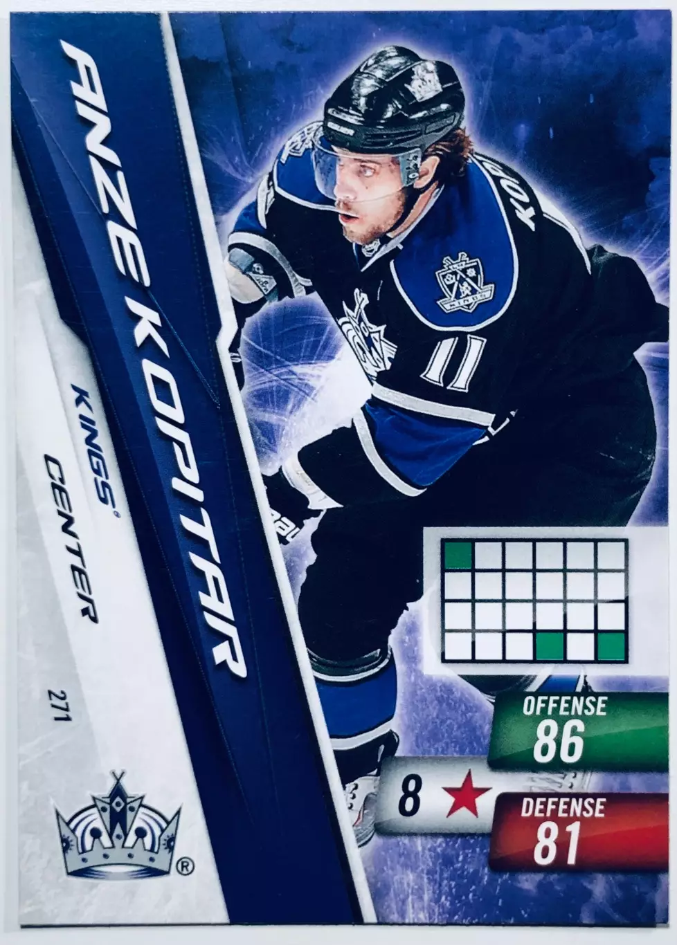 Карточка Anze Kopitar Los Angeles Kings