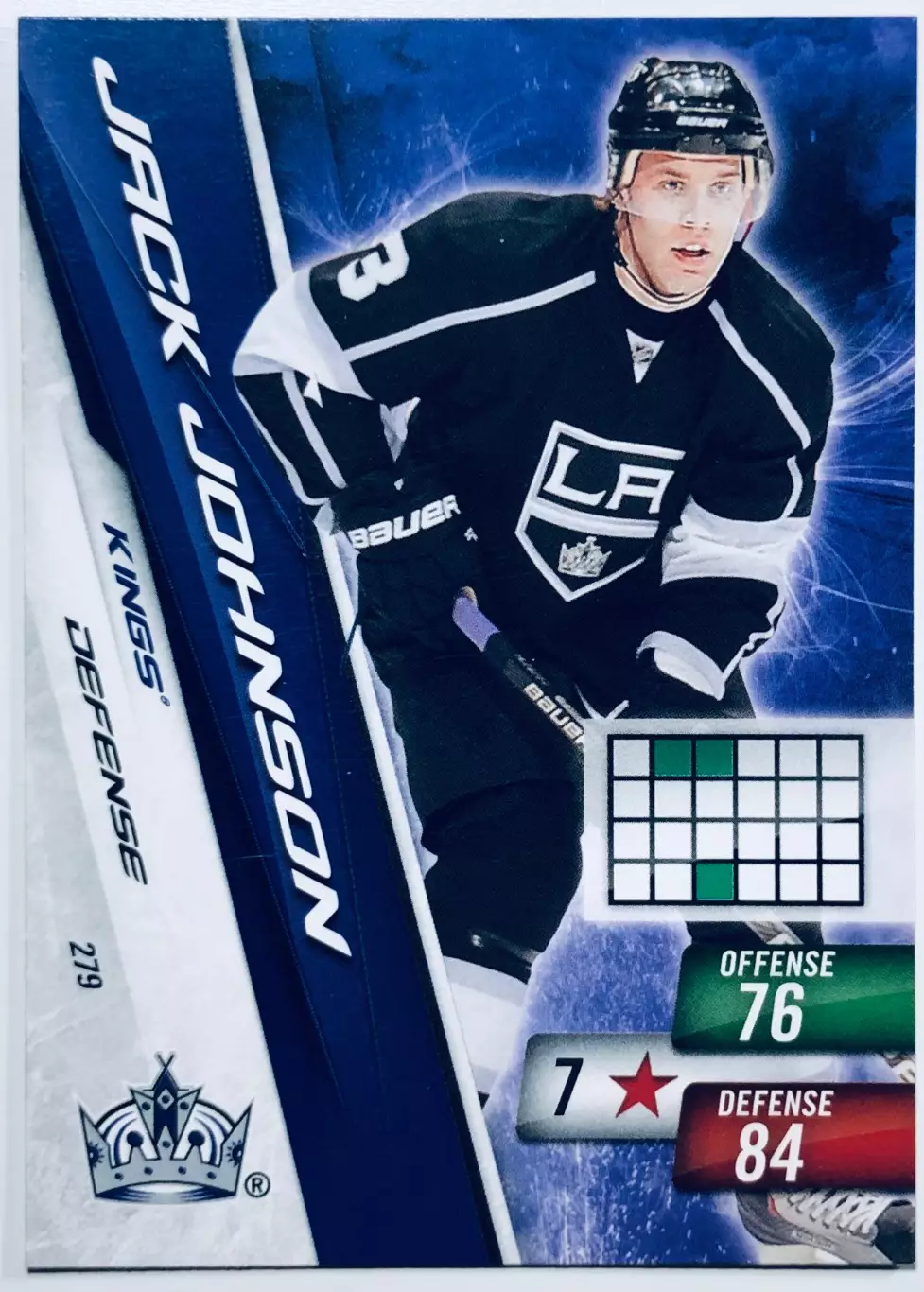 Карточка Jack Johnson Los Angeles Kings