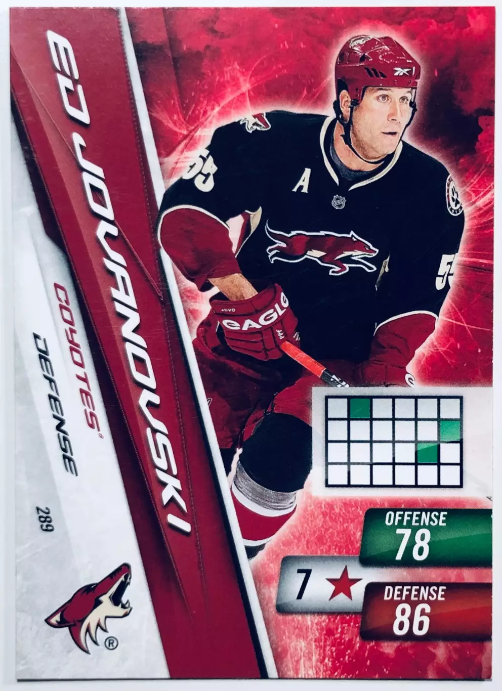 Карточка Ed Jovanovski Phoenix Coyotes
