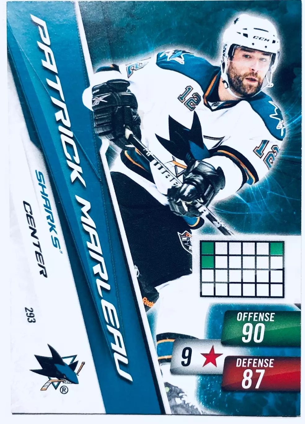 Карточка Patrick Marleau San Jose Sharks