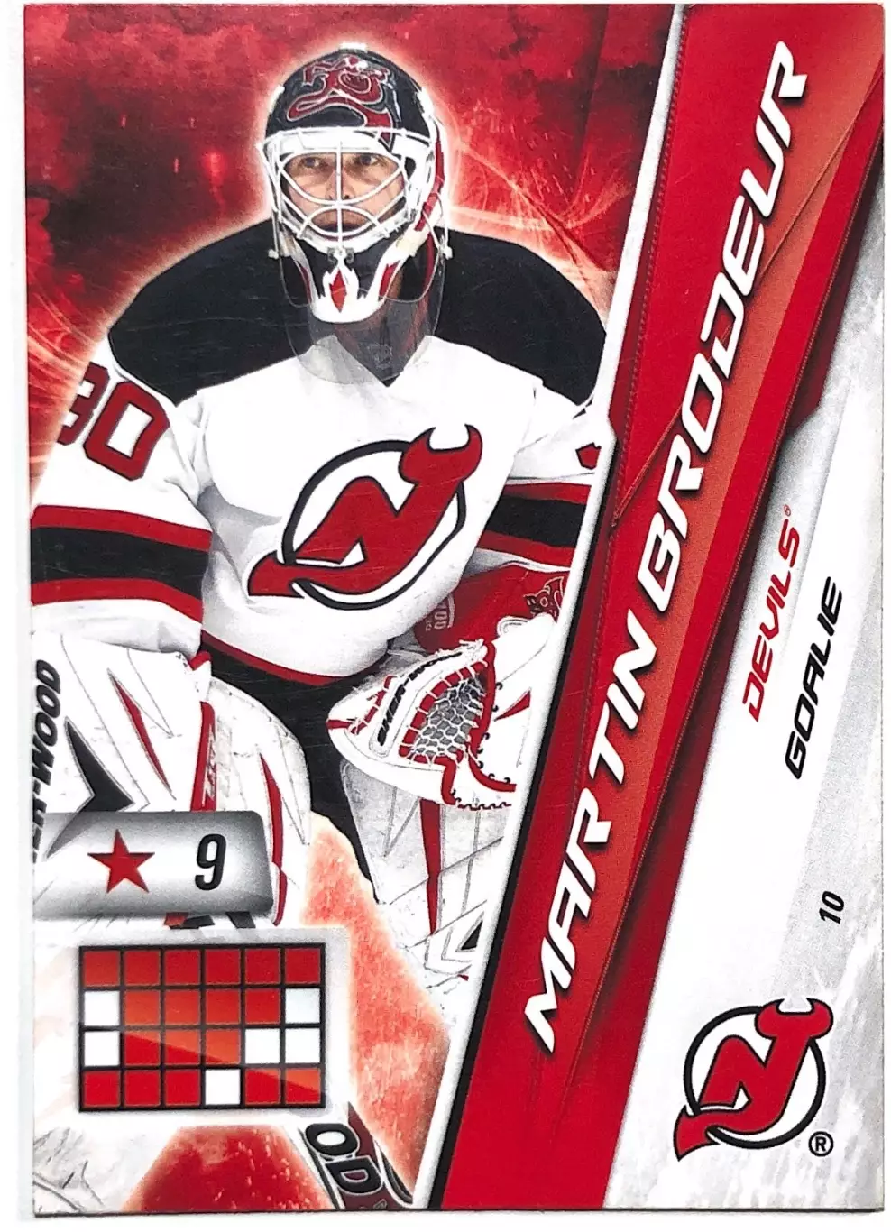 Карточка Martin Brodeur “New Jersey Devils”