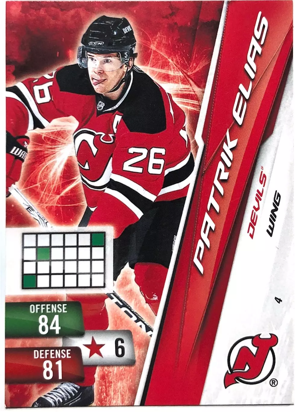 Карточка Patrik Elias New Jersey Devils