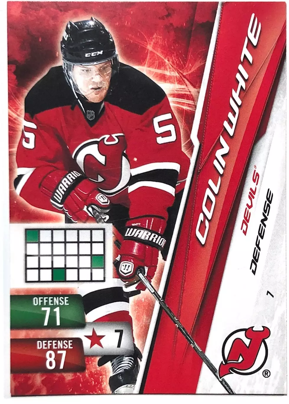 Карточка Colin White New Jersey Devils