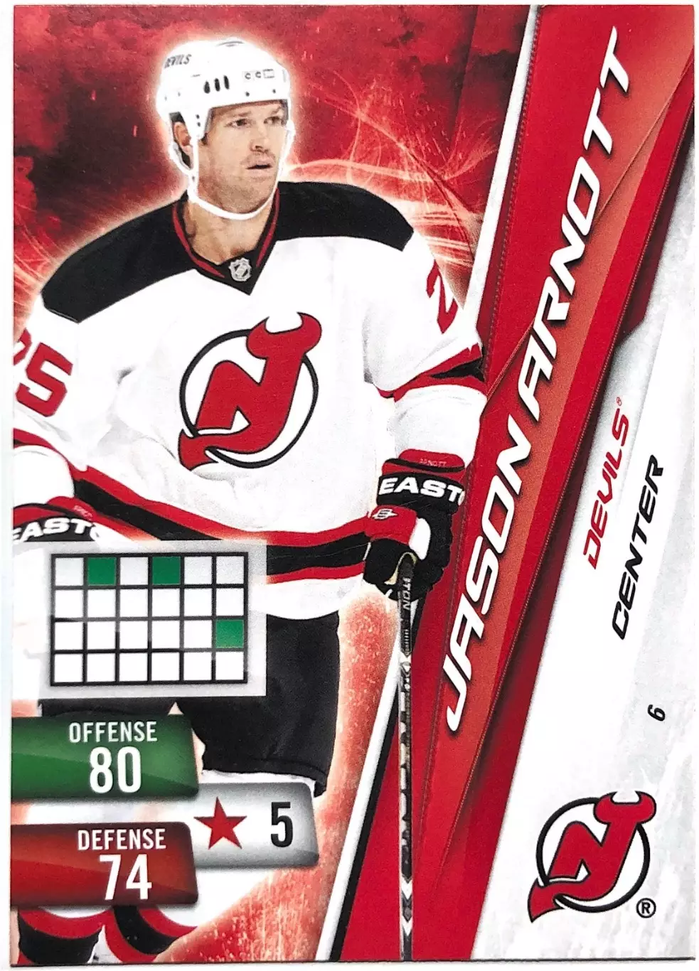 Карточка Jason Arnott New Jersey Devils
